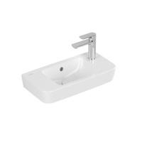 Villeroy & Boch O.novo fontein 50x25cm - m.1 kraangat met overloop wit 4342r501 - thumbnail