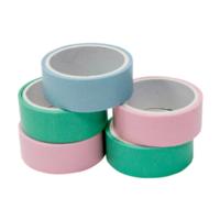 Verhaak washi tape 3 meter papier pastel 5 stuks - thumbnail