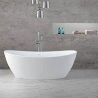 Vrijstaand Bad Solid Surface 179.5X84.5X64 cm Aqua Splash - thumbnail