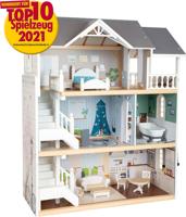 Small Foot houten urban villa poppenhuis met accessoires, 13dlg. - thumbnail