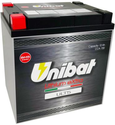 Unibat lifepo4 batterij "ult5". battery ult5 4pin lithium extra