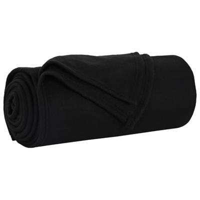 VidaXL Kleden 6 pcs zwart 200 x 150 cm fleece VidaXL Kleden 6 pcs zwart 200 x 150 cm fleece