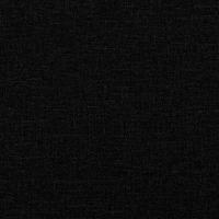 Bed met matras stof zwart 120x200 cm - thumbnail