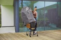 Outdoor Covers barbecue hoes Kamado - grijs - Ø80/20x80 cm - Leen Bakker - thumbnail