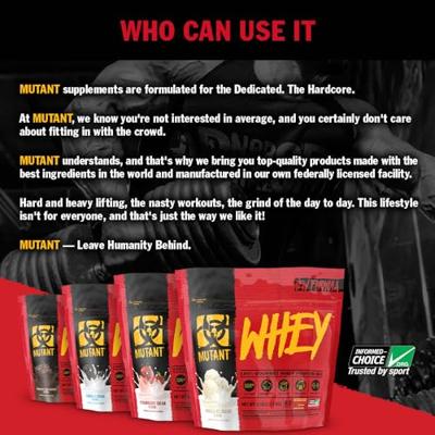 Mutant Whey Dual Chamber Bag 1800gr Triple Choco / Vanilla Ice