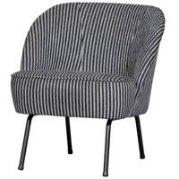 Woood Vogue fauteuil zwart/grijs - thumbnail
