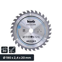 kwb 586757 Hardmetaal-cirkelzaagblad 190 x 20 mm 1 stuk(s) - thumbnail