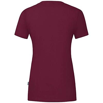 JAKO C6120D T-Shirt Organic Dames - Kastanje - 38