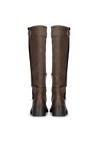 Poelman laarzen met kap donkerbruin Imitatieleer Dames - thumbnail