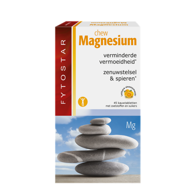 Fytostar Magnesium chew kauwtabletten 45 Kauwtabletten