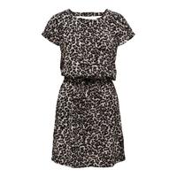 ONLY jurk met panterprint beige/ zwart - thumbnail