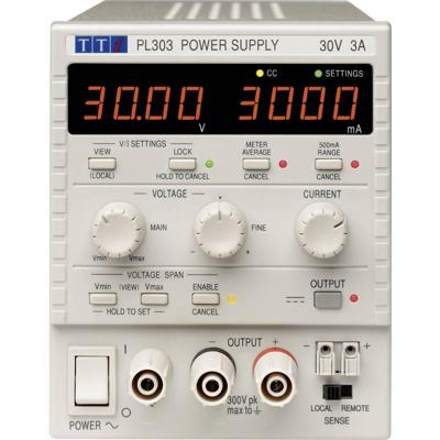 Aim TTi PL303 Labvoeding, regelbaar 0 - 30 0 - 3 A 90 W Aantal uitgangen: 1 x