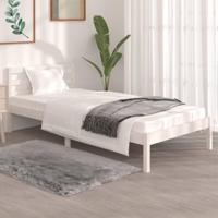 Bedframe massief grenenhout wit 90x190 cm 3FT Single - thumbnail