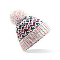 Beechfield CB458 Blizzard Bobble Beanie - Sherbet Dip - One Size - thumbnail