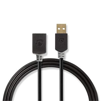 Nedis USB-Kabel | USB-A Male | USB-A Female | 480 Mbps | 2 m | 1 stuks - CCBW60010AT20 CCBW60010AT20