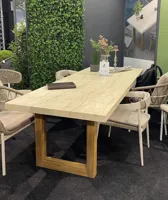 Tuintafel Veltis 250x100cm Travertin - thumbnail