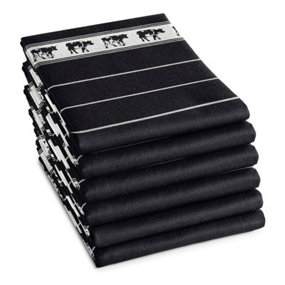 DDDDD theedoek 60x55 cm zw/bon zw/wi DDDDD theedoek 60x55 cm zw/bon zw/wi