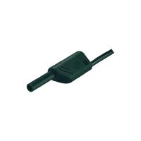 SKS Hirschmann MVL S 25/1 Au Veiligheidsmeetsnoer Banaanstekker 2 mm Banaanstekker 2 mm 25.00 cm Zwart 1 stuk(s) - thumbnail