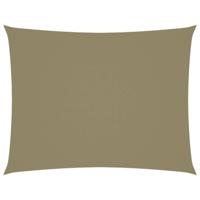 VidaXL Zonnescherm rechthoekig 3,5x4,5 m oxford stof beige - thumbnail