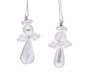 Creativ Company Engel ornamenten, h: 2,8 cm, 32 stuk/ 1 doos - thumbnail