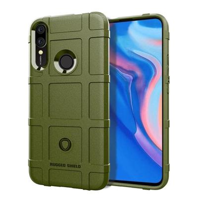 Schokbestendige beschermer cover volledige dekking siliconen case voor Huawei P Smart Z (Army Green)