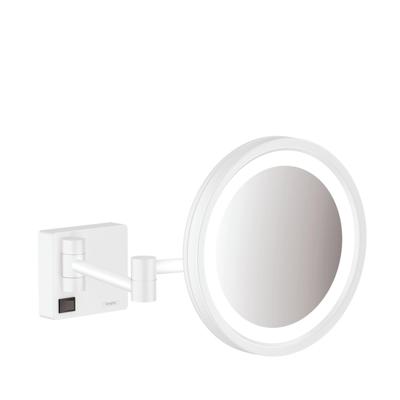 Scheerspiegel AddStoris HansGrohe Met LED Licht Mat Wit