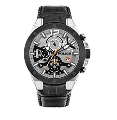 Police PL15711JSTB04 Heren Horloge 48mm 5 ATM Police PL15711JSTB04 Heren Horloge 48mm 5 ATM