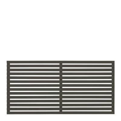 Ombergrijs Houten Tuinscherm Tokyo 180 x 90 CM