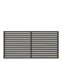 Ombergrijs Houten Tuinscherm Tokyo 180 x 90 CM - thumbnail