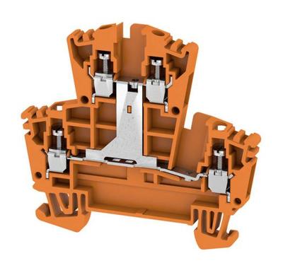 Weidmüller 1022360000 Doorgangsserieklem Schroeven Oranje 50 stuk(s)