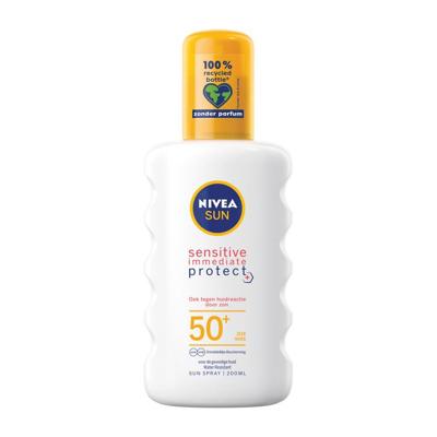 Nivea Sun Sensitive Immediate Protect Zonnespray SPF50+