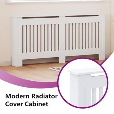 Radiatorombouw wit MDF 172 cm - thumbnail