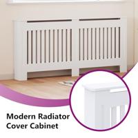 Radiatorombouw wit MDF 172 cm - thumbnail