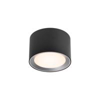 Nordlux Landon 8 LED opbouwspot zwart badkamer met Moodmaker 12.5 cm - thumbnail