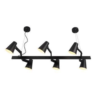 its about RoMi Hanglamp 'Biarritz' Verstelbaar, 6-lamps, kleur Zwart