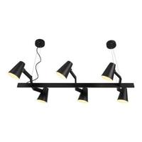 its about RoMi Hanglamp 'Biarritz' Verstelbaar, 6-lamps, kleur Zwart - thumbnail