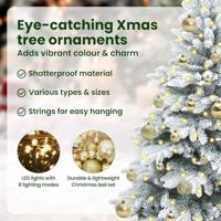 VidaXL Kunstkerstboom met 150 led met standaard wit 120 cm pe en pvc - thumbnail