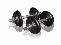 Toorx Dumbbellset 20 kg - gietijzer - met Koffer - thumbnail