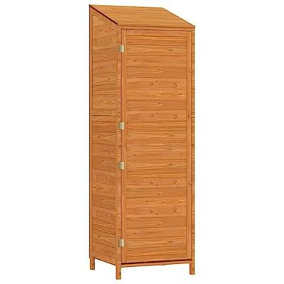 VidaXL Tuinschuur 55x52x174,5 cm massief vurenhout bruin VidaXL Tuinschuur 55x52x174,5 cm massief vurenhout bruin