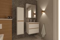 Differnz Providence badmeubelset 60 cm FSC wit - thumbnail