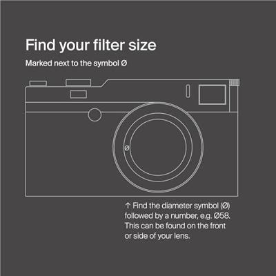 Urth 82mm Variable ND2-400 + 1/4 Black Mist Filter Plus+