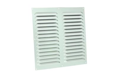 Schoepenrooster aluminium 300x300mm Schoepenrooster aluminium 300x300mm