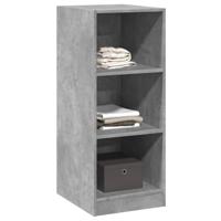 VidaXL Kledingkast 48x41x102 cm bewerkt hout betongrijs - thumbnail