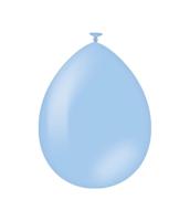 Balloons 25 pcs. baby blue | 6 stuks - thumbnail
