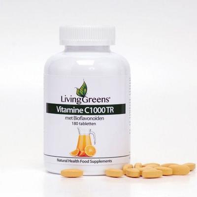 Livinggreens Vitamine C 1000mg TR 180 Tabletten