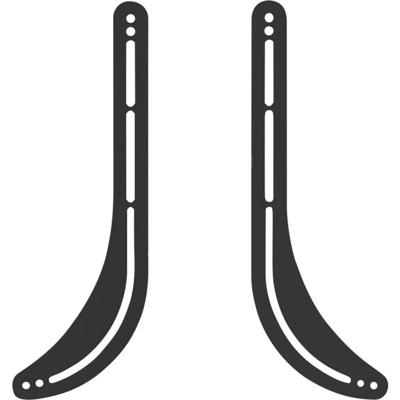 My Wall HZ21L Soundbar-beugel Vast Zwart 1 stuk(s)