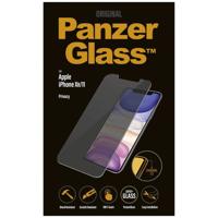 PanzerGlass Standard Privacy P2662 Screenprotector (glas) met privacyfolie Apple iPhone 11, iPhone XR 1 stuk(s) Anti-vingerafdruk, Antibacterieel - thumbnail