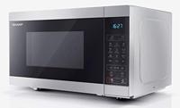 Sharp YC-MG81E-S Magnetron Zilver 900 W Grillfunctie, Met display - thumbnail