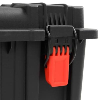Flightcase draagbaar 56,5x34x16 cm PP zwart - thumbnail