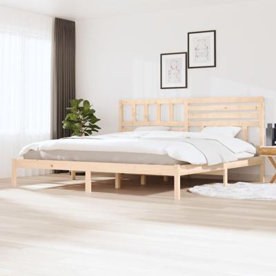 Bedframe zonder matras massief grenenhout 180x200 cm